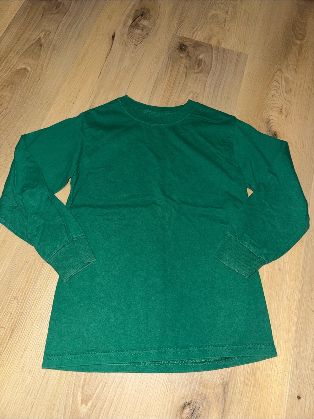 Kids Long Sleeve Crewneck Shirt - Green